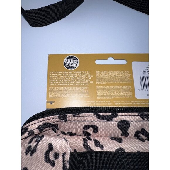 NWT JANSPORT Fift Avenue Show your Spots Waist Bag Animal Print Adjustable - Picture 4 of 5